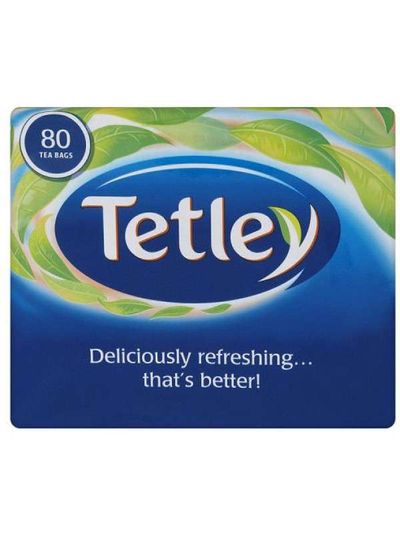 Tetley BlackTea Bags(3gm) 80Count