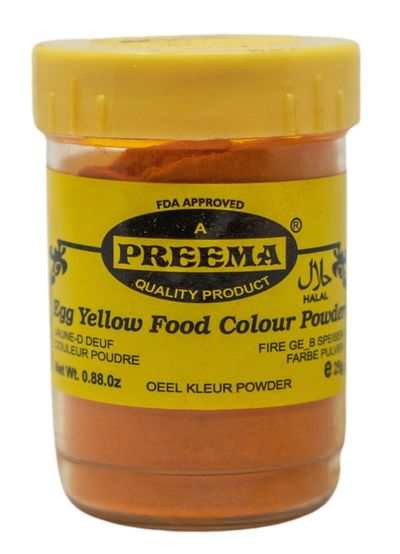Prema Egg Yellow food colour - 25gm