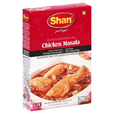 Shan Recipe & Seasoning Mix, Chicken Masala 50 g (1.76 oz)