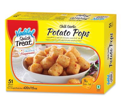 Vadilal Chilli Garlic Potato Pops - 420gm