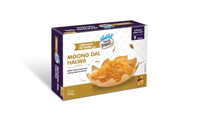 Vadilal Quick Treat Frozen Moong Dal Halwa Indian Dessert - 908gm
