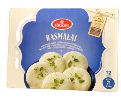 HR Frozen Rasmalai - 1kg ( 20pcs )