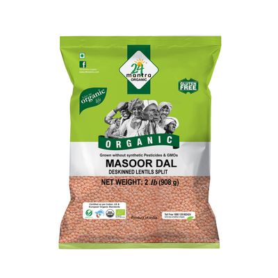 24M Org Masoor Dal - 2LB