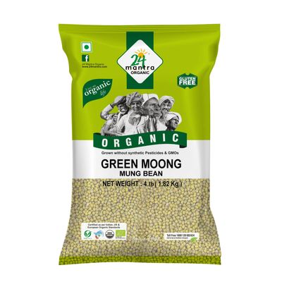 24M Org Green Moong Whole - 4LB