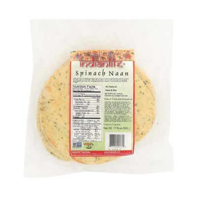 Indianlife Spinach Naan - 500gm