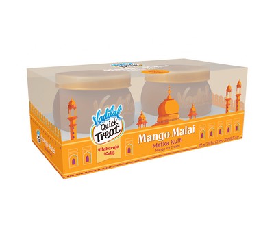 Vadilal Quick Treat Mango Malai Matka Kulfi - 60ml (Pack Of 6)