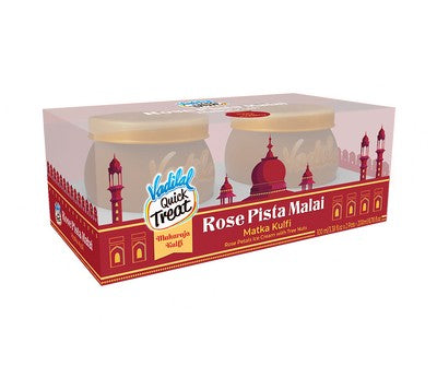 Vadilal Matka Kulfi Rose Pista - 100ml
