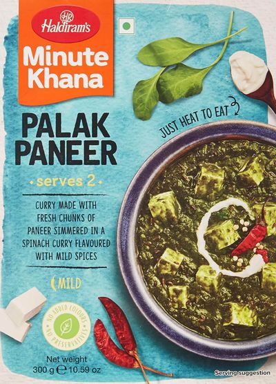 Haldiram's Dilli Style Palak Paneer Ready To Eat - 300gm