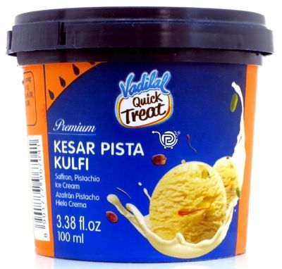 Vadilal Kesar Pista Kulfi Ice Cream - 100ml