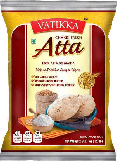 Vatikka Chakki Atta - 20LB