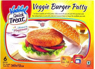 Vadilal Veggie Burger Patty - 360gm