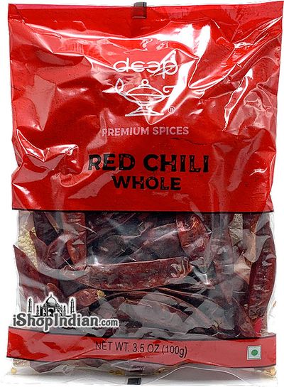 Deep Whole R Chilli - 3.5oz/100gm