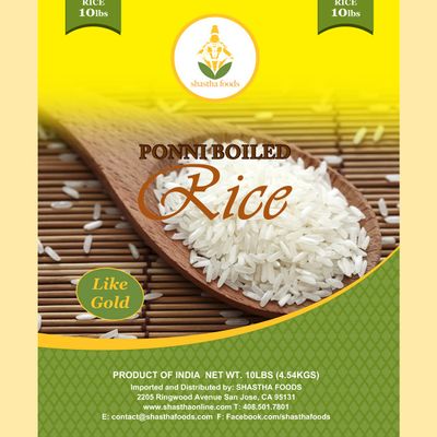 Shastha Ponni Boiled Rice 10LB