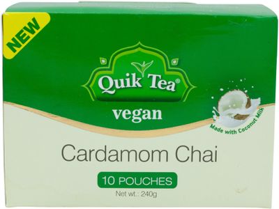 Quik Tea All Natural Unsweetened Cardamom Instant Chai