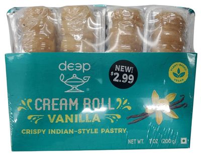 Deep Cream Roll Vanilla - 4pc