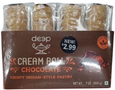 Deep Cream Roll Choclate (4pc) - 200gm