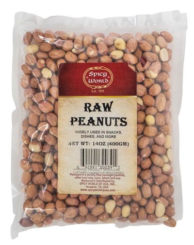 Spicy World Spanish Raw Peanuts - 14oz