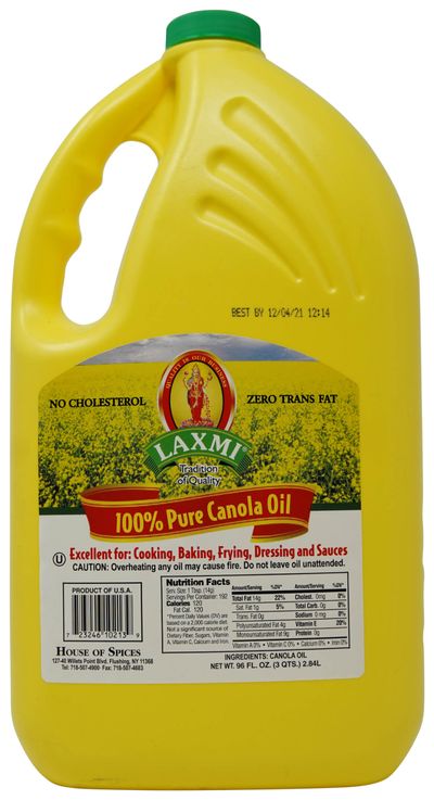 Laxmi 100%Pure Canola Oil 2.84 LTR
