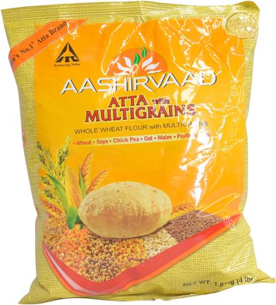 Aashirvaad Whole Wheat Multigrain Atta - 4lb