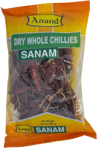 Anand Sanam Variety Dry Whole Chillies - 100gm