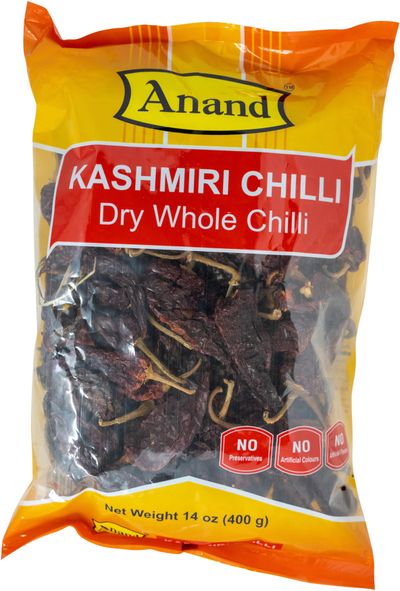 Anand Kashmiri Dry Wh Chilli - 400gm