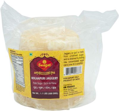 Swagat Kolhapuri Jaggery Gur/Gud - 1.1LB