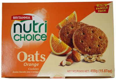 Britannia Oats - Orange - 450gm (15.87oz)