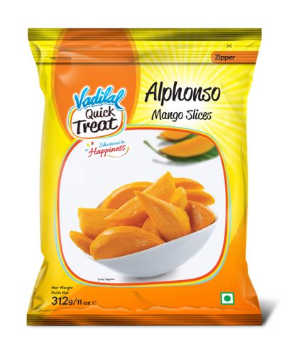 Vadilal Alphonso Mango Slices - 312gm