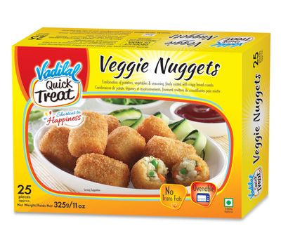 Vadilal Veggie Nuggets(25Pcs) - 325gm