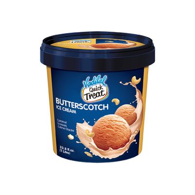 Vadilal Kaju Draksh Ice Cream - 1Liter