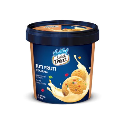 Vadilal Tuti Fruti Ice Cream - 1 ltr