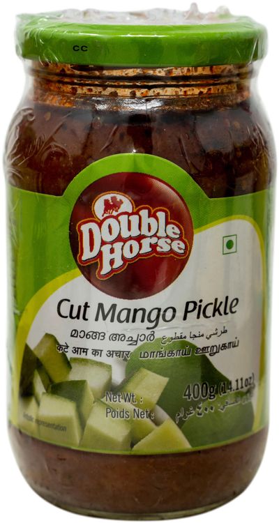 Double Horse Cut Mango Pickle - 400gm