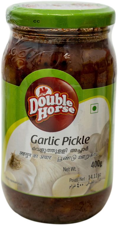 Double Horse Garlic Pickle - 400gm