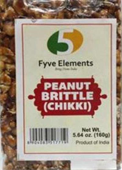 Fyve Elements Peanut Chikki - 160gm