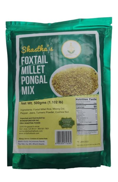 Shastha Foxtail Millet Pongal Mix - 500gm