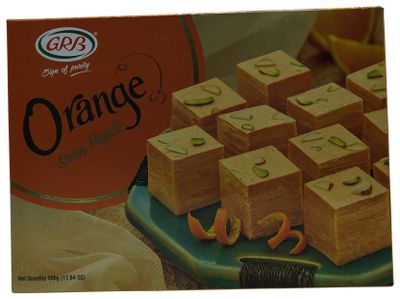 GRB Ghee Soan Papdi (Orange) - 500gm