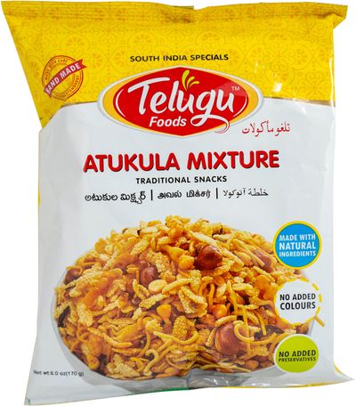 Telugu Atukula (Poha) Mixture 180gm