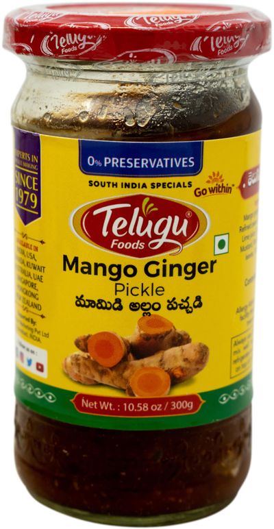 Telugu Mango Ginger Pickle - 300gm