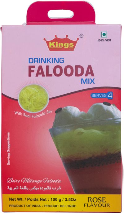 Kings Drinking Falooda Mix Rose - 100gm