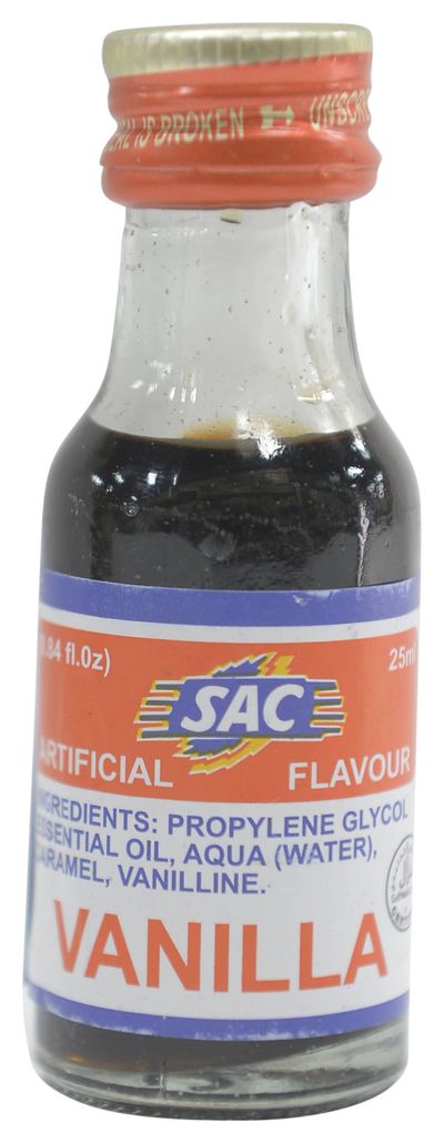 Sac Vanilla Essence Food Flavor - 25ml