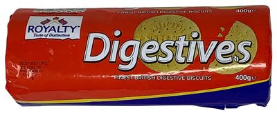 Royalty Digestive Biscuits (UK) - 400gm