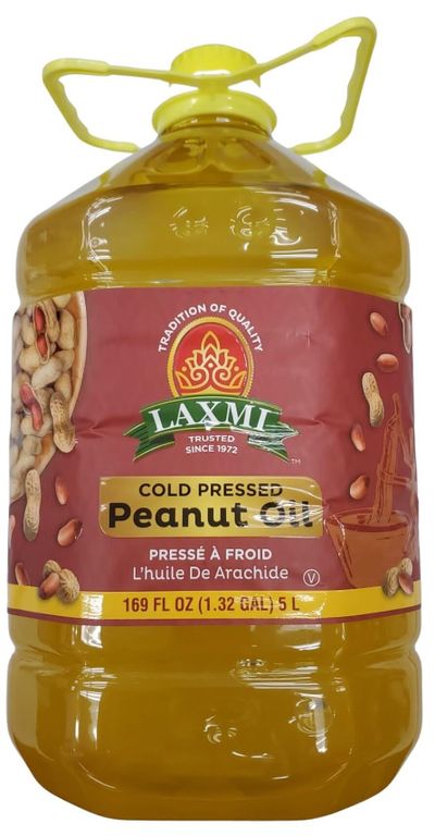 Laxmi Cold Pressed Peanut Oil - 5ltr