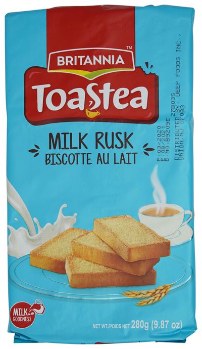 Britannia Milk Rusks - 280gm