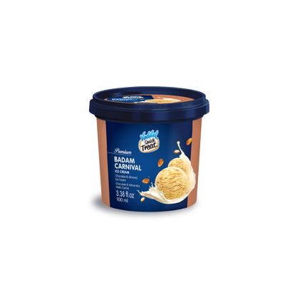 Vadilal Badam Carnival Ice Cream - 100ml
