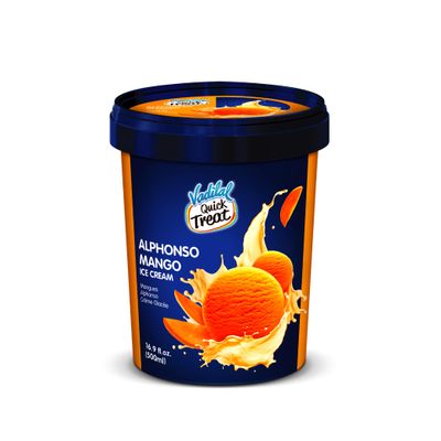 Vadilal Alphonso Mango Ice Cream - 500ml