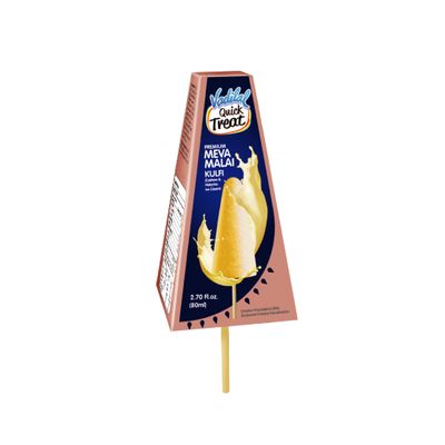 Vadilal Conical Meva Malai Kulfi Ice Cream - 80ml