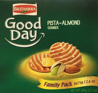 Britannia GD Pista-Almond FP - 600gm