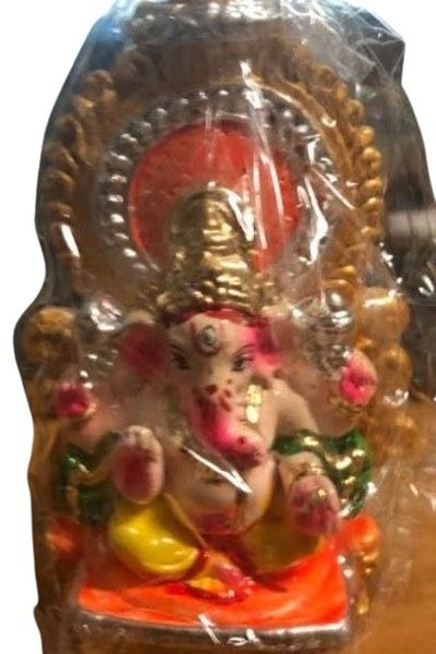 Ganesh Clay Idol 2.5 Inch