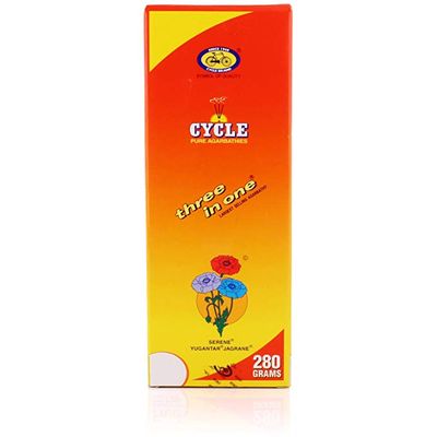 Cycle Three In One Incense Sticks Agarbatti (Big)