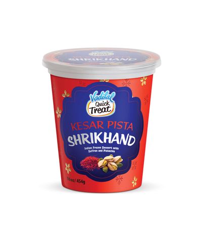 Vadilal Kesar Pista Shrikhand - 454gm